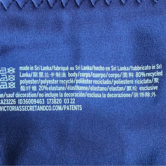 NWT Victoria’s Secret On Point Cloud Rouched Bootcut Leggings in Navy Sz… - Picture 14 of 15